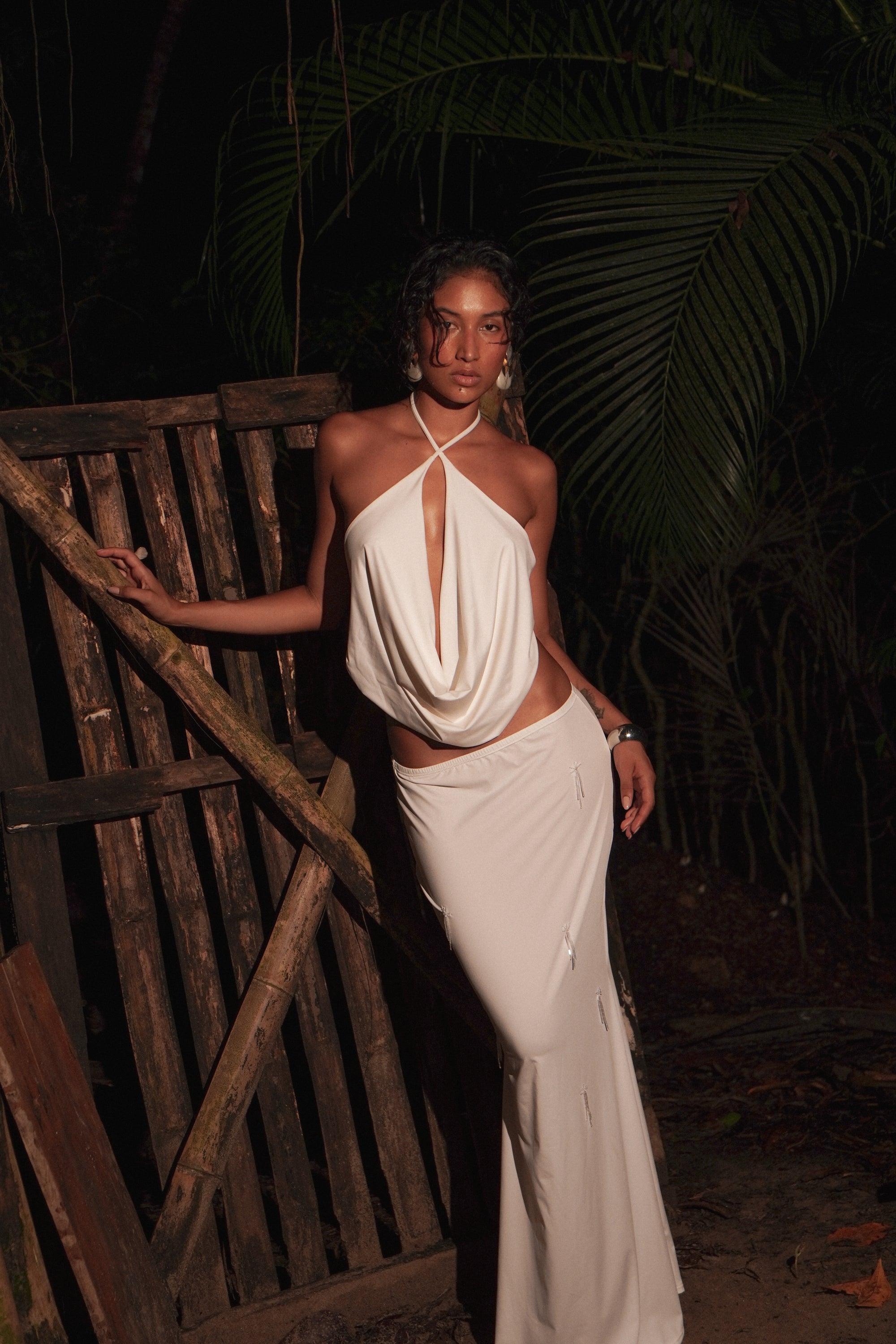 Pura blusa Marfil